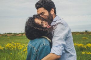 Happy couple that overcome conflict through couples counseling. 